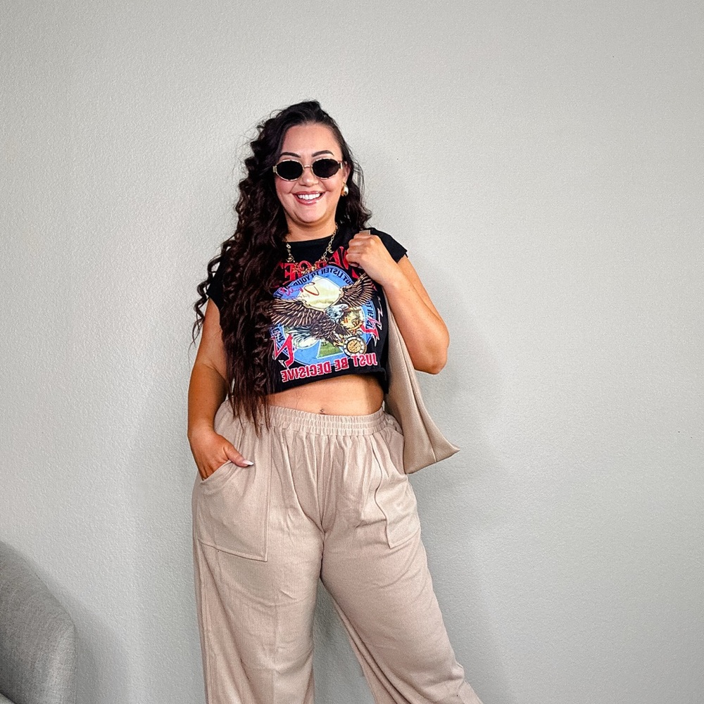 ONLY WORN IN TRY ON oversized pants size XL